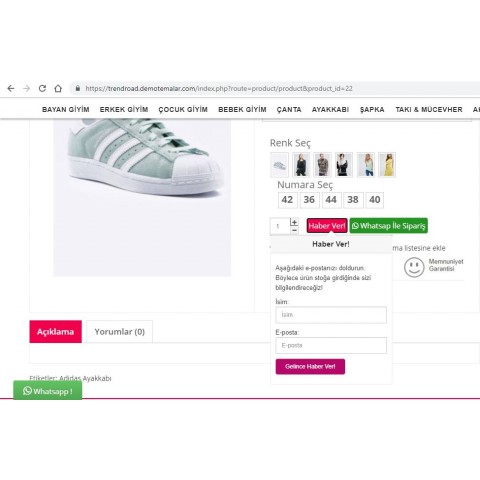 Notify Me When Stock Arrives Module Notify Me When Stock Arrives Module
