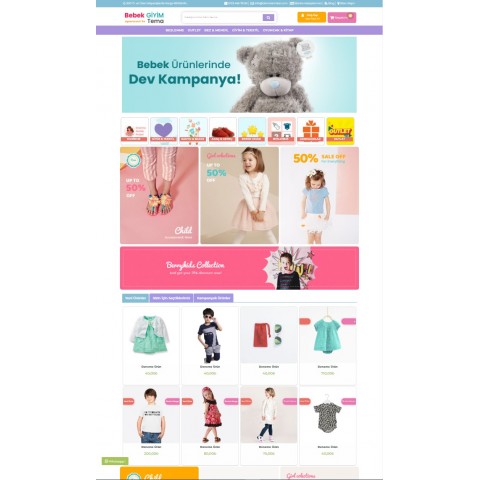 E-Commerce Market 3.x Baby Clothing Theme Full Package E-Commerce Market 3.x Baby Clothing Theme Full Package